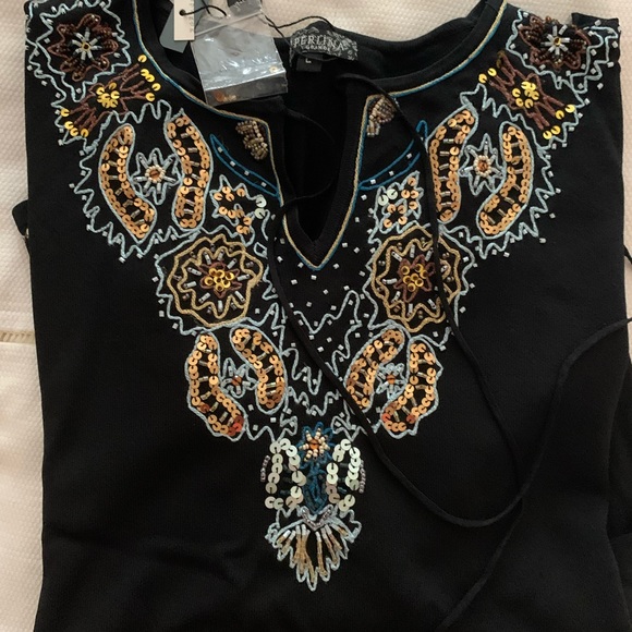 Beaded short tunic - Picture 4 of 4